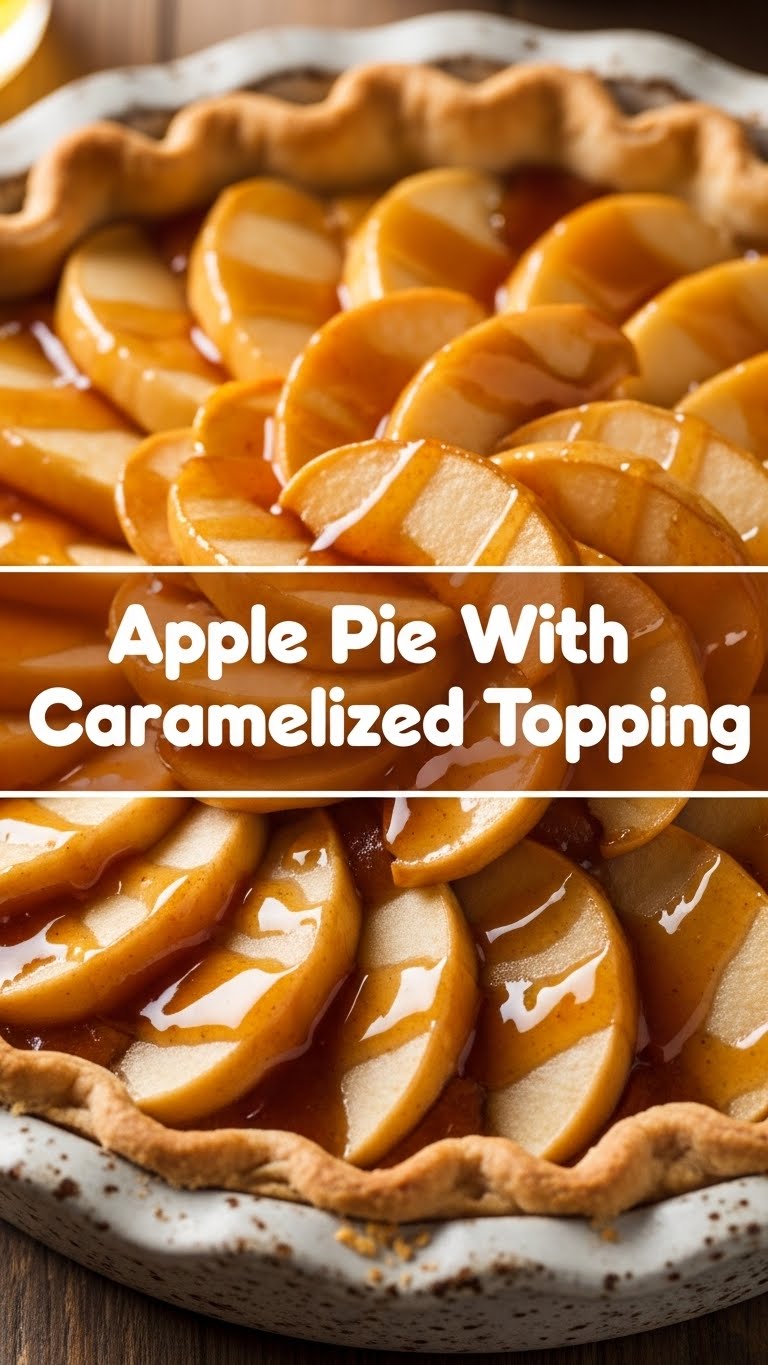 Apple Pie With Caramelized Topping