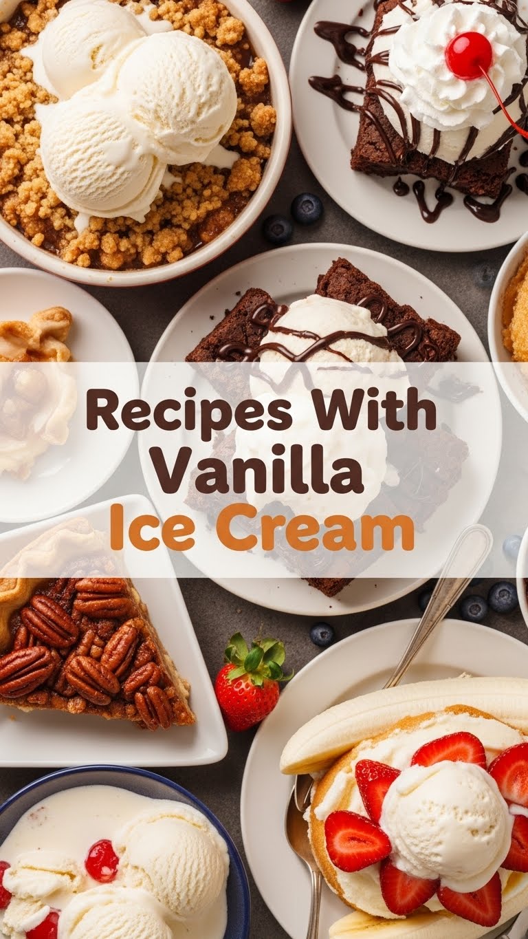 Recipes With Vanilla Ice Cream