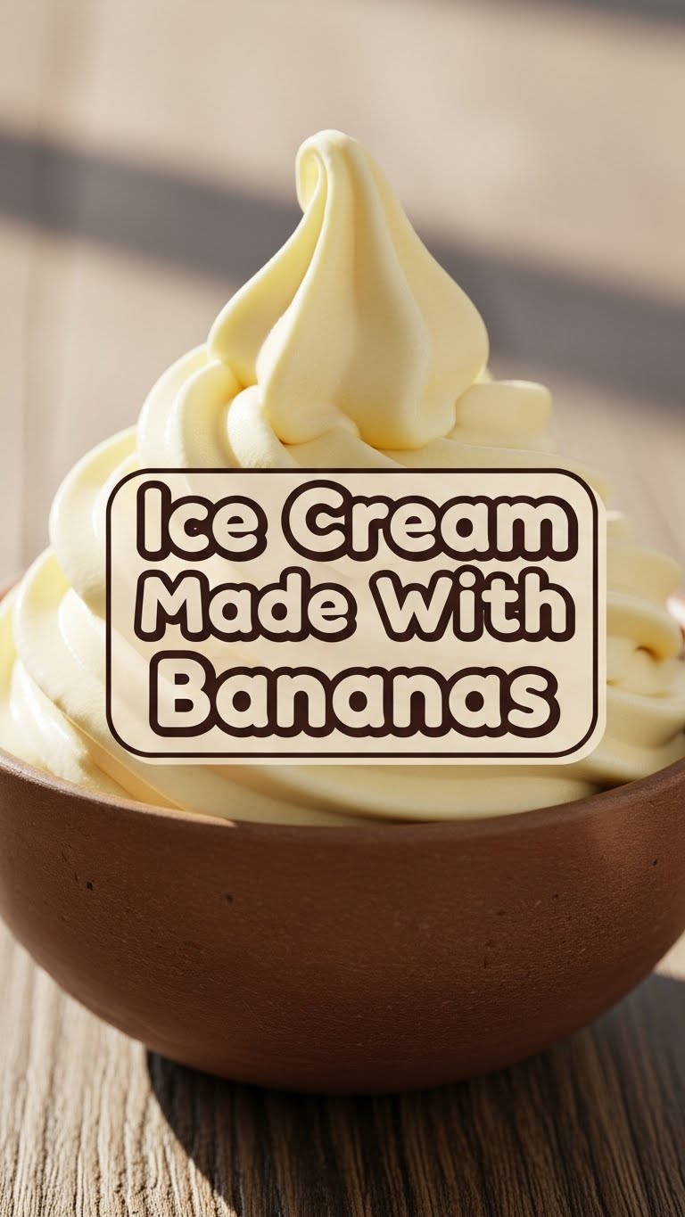 Ice Cream Made With Bananas
