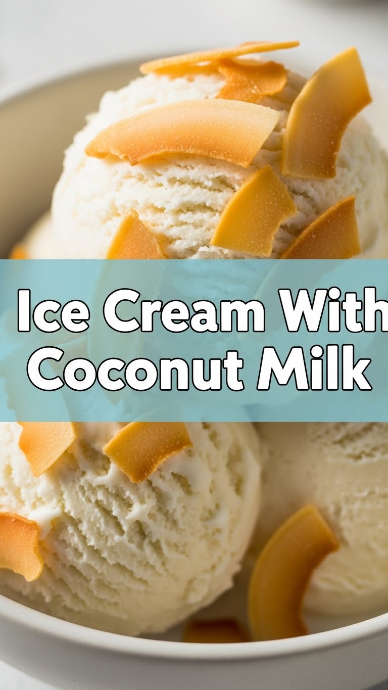 Ice Cream With Coconut Milk