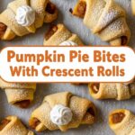 Pumpkin Pie Bites With Crescent Rolls