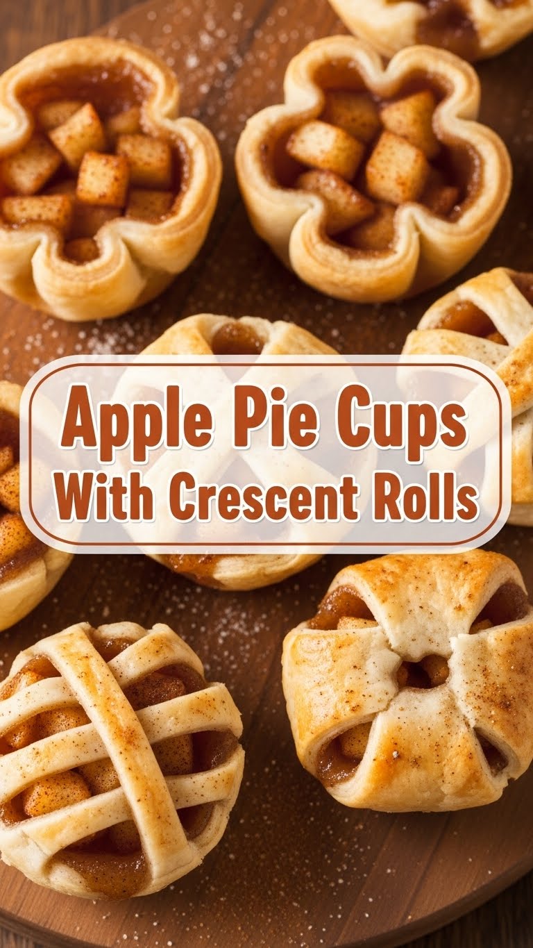 Apple Pie Cups With Crescent Rolls
