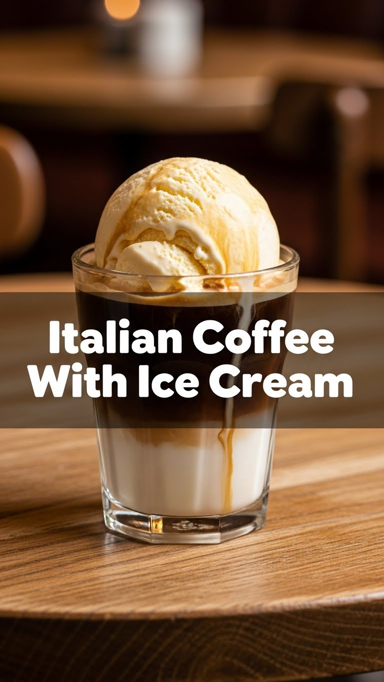 Italian Coffee With Ice Cream