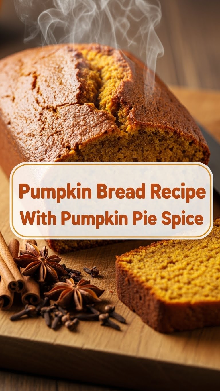 Pumpkin Bread Recipe With Pumpkin Pie Spice