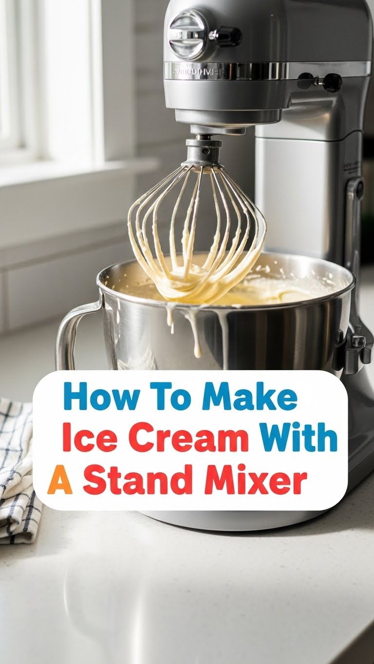How To Make Ice Cream With A Stand Mixer