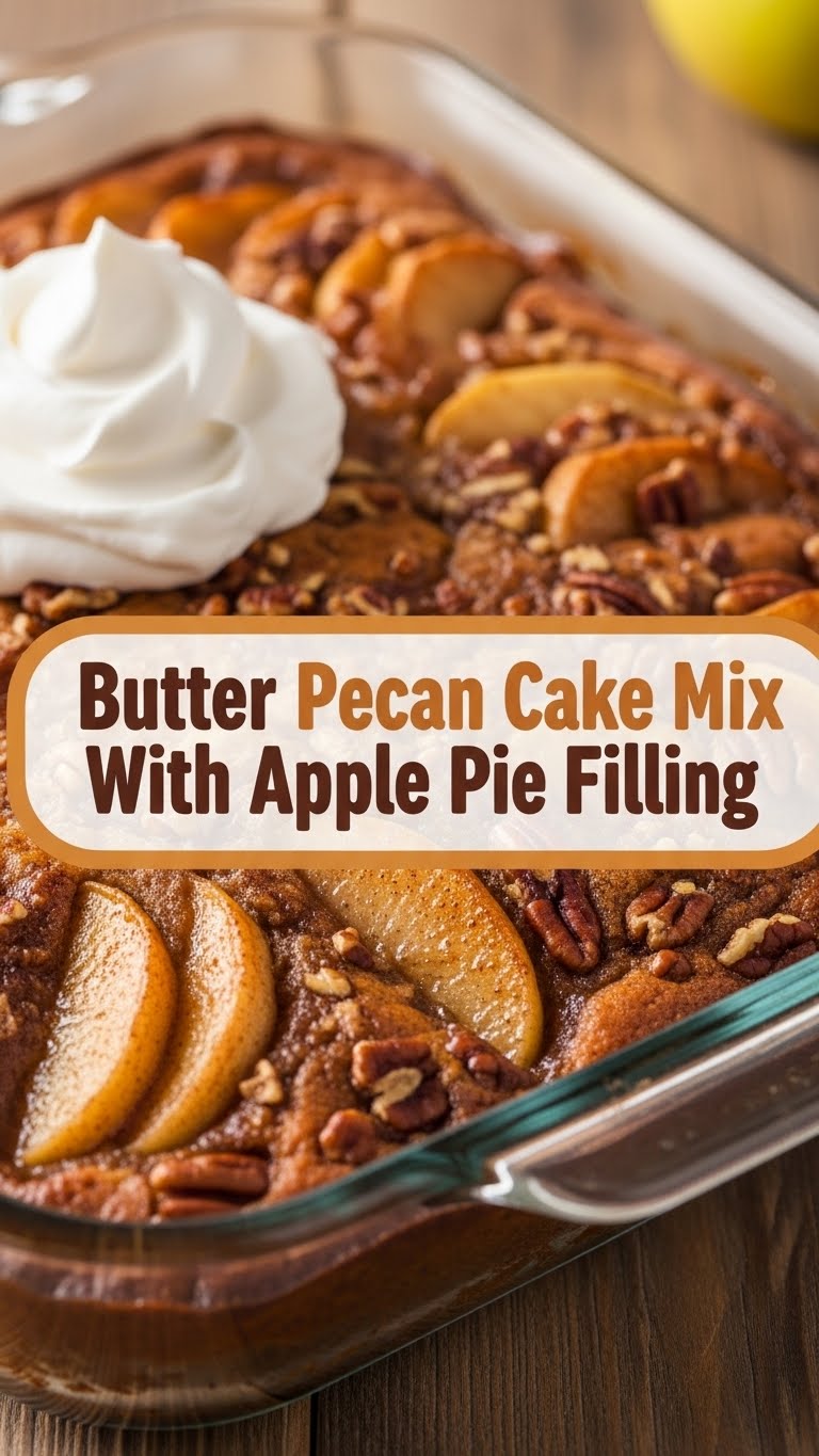 Butter Pecan Cake Mix With Apple Pie Filling