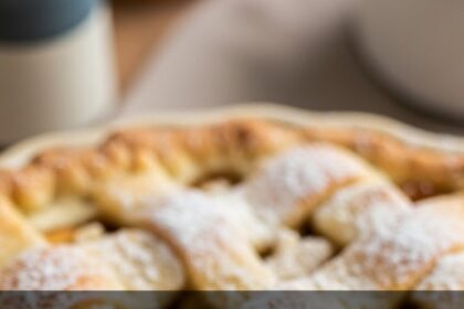 Apple Pie With Strudel Topping