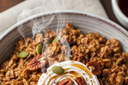 Pumpkin Pie Oatmeal Recipe With Steel Cut Oats