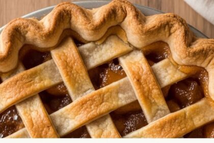 Apple Pie With Shortbread Crust