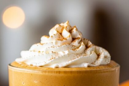 Pumpkin Pie Smoothie With Almond Milk