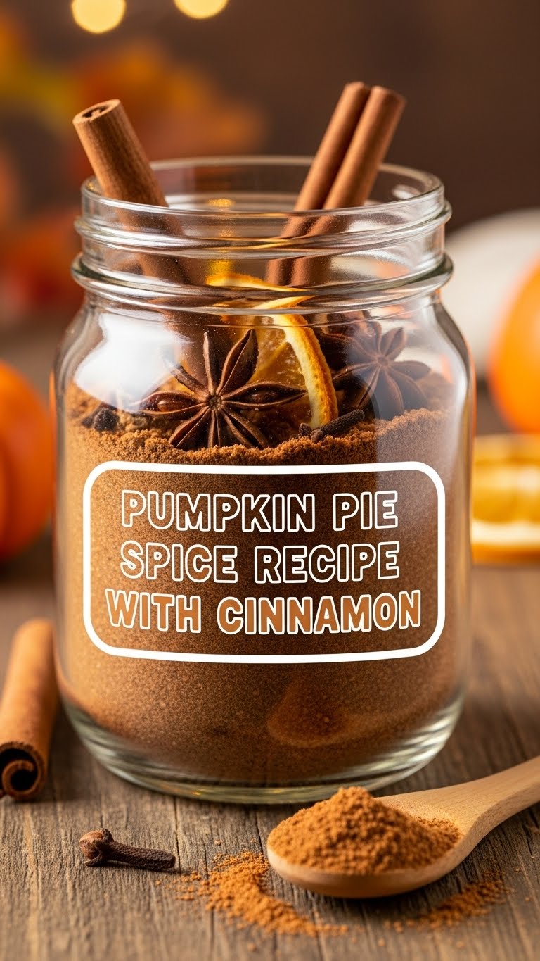 Pumpkin Pie Spice Recipe With Cinnamon