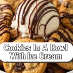 Cookies In A Bowl With Ice Cream