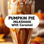 Pumpkin Pie Milkshake With Caramel