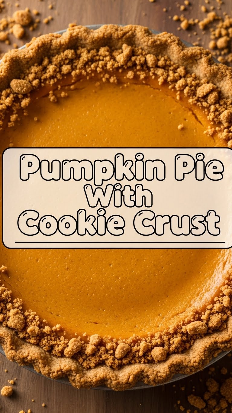 Pumpkin Pie With Cookie Crust