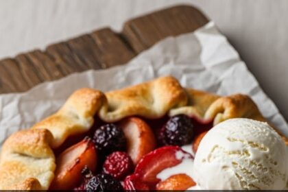 Galette With Ice Cream