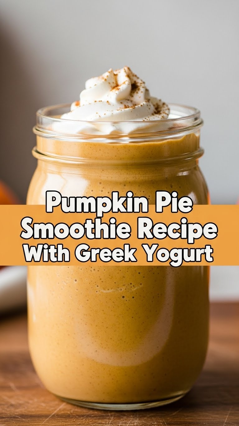 Pumpkin Pie Smoothie Recipe With Greek Yogurt