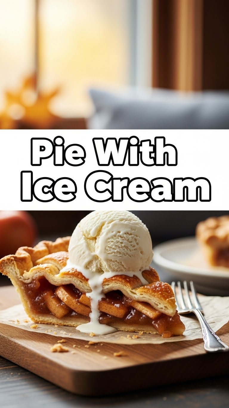Pie With Ice Cream
