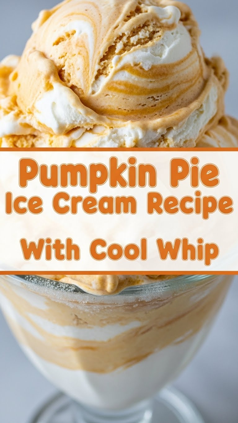 Pumpkin Pie Ice Cream Recipe With Cool Whip