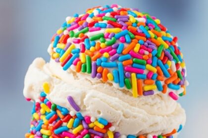 Ice Cream Cone With Sprinkles