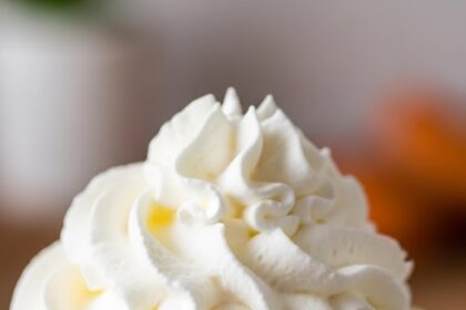 Pumpkin Pie Ice Cream With Whipped Cream