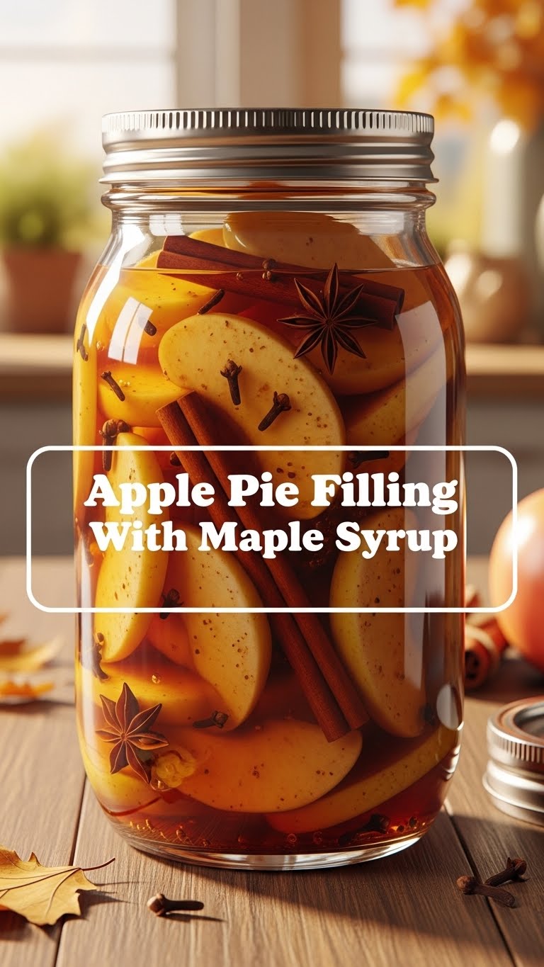 Apple Pie Filling With Maple Syrup