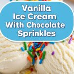 Vanilla Ice Cream With Chocolate Sprinkles