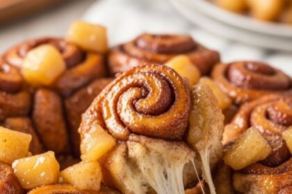 Monkey Bread With Cinnamon Rolls And Apple Pie Filling