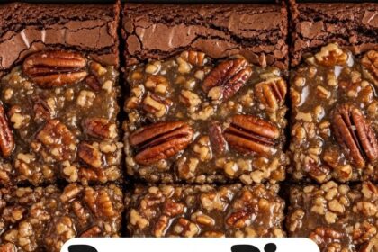 Pecan Pie Brownies With Box Brownies