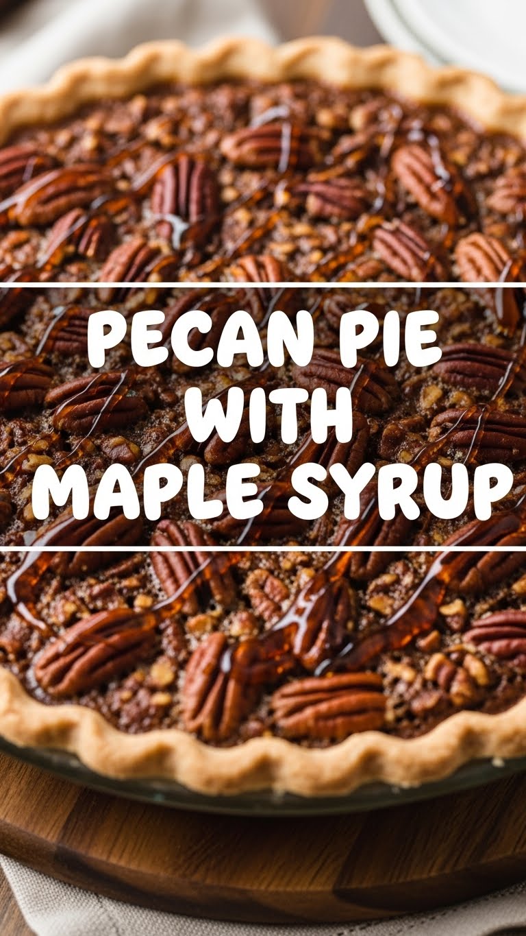 Pecan Pie With Maple Syrup