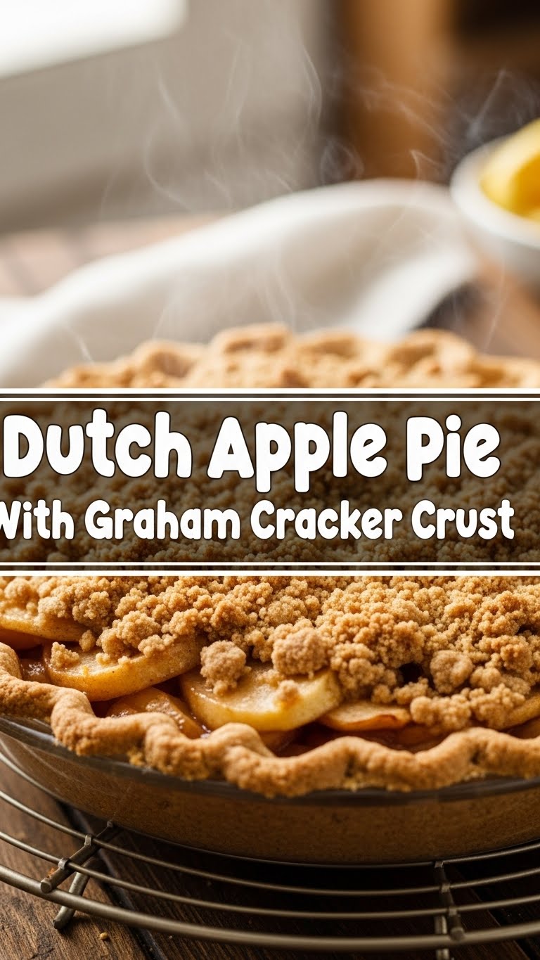 Dutch Apple Pie With Graham Cracker Crust
