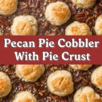 Pecan Pie Cobbler With Pie Crust