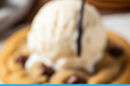 Cookies With Ice Cream On Top