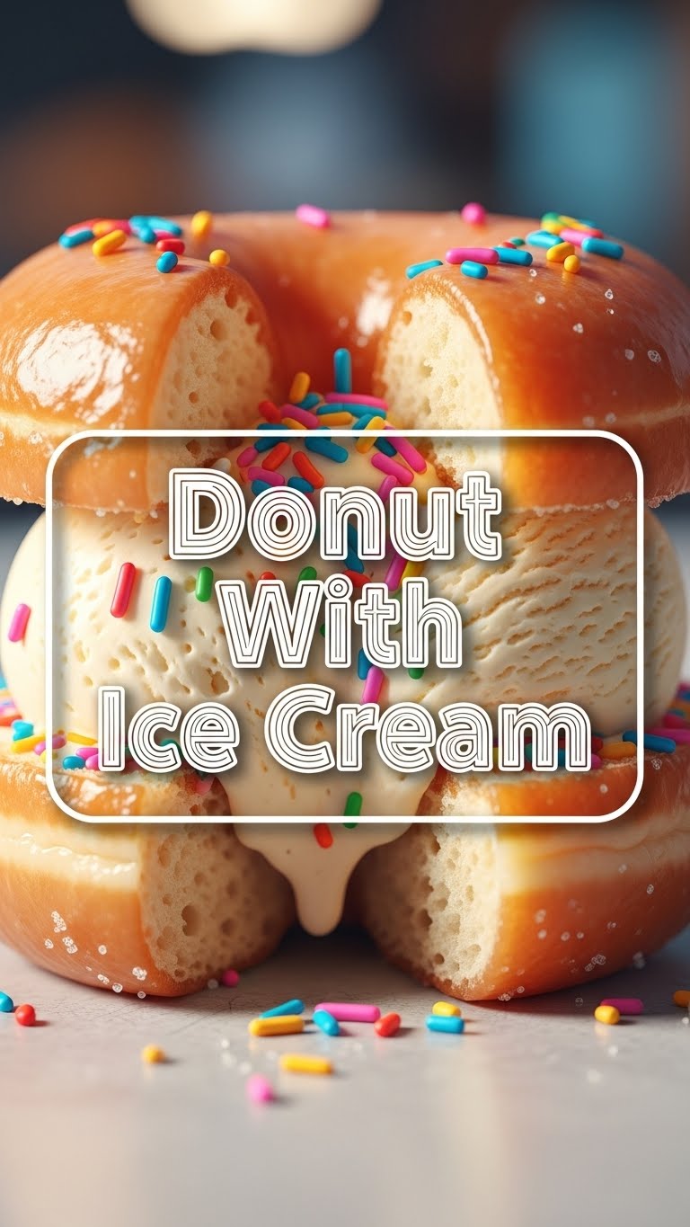 Donut With Ice Cream