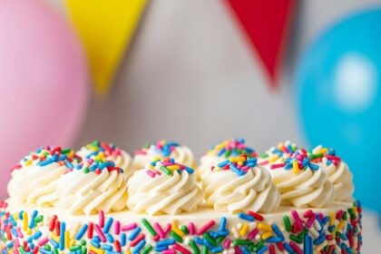 Birthday Cake With Ice Cream