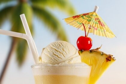 Pina Colada With Ice Cream