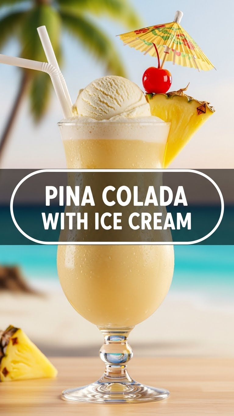 Pina Colada With Ice Cream