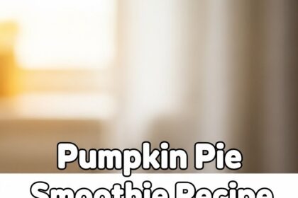 Pumpkin Pie Smoothie Recipe With Almond Milk