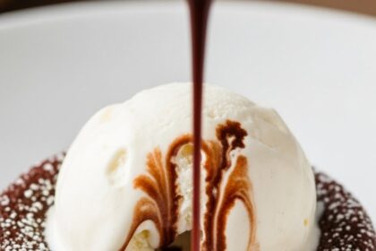 Chocolate Lava Cake With Ice Cream