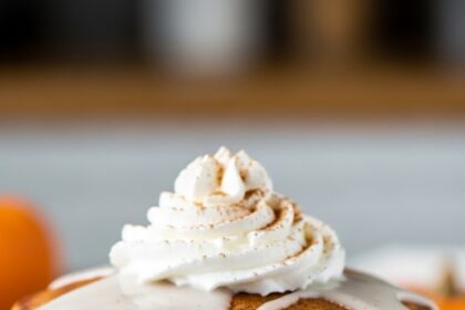 Pumpkin Pie Pancakes With Cream Cheese