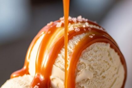 Ice Cream With Caramel