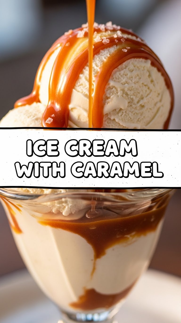 Ice Cream With Caramel