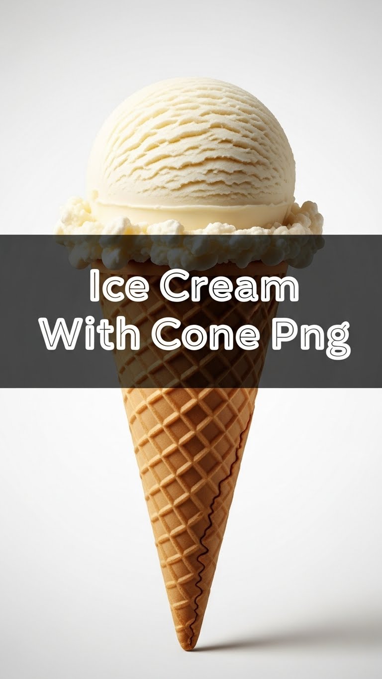 Ice Cream With Cone Png