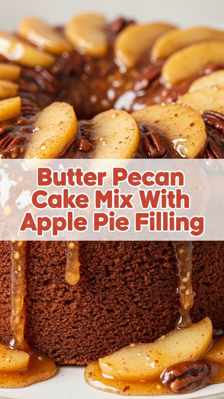 Butter Pecan Cake Mix With Apple Pie Filling
