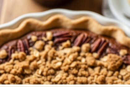 Pecan Pie With Streusel Topping