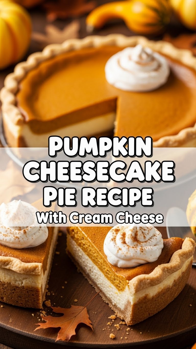 Pumpkin Cheesecake Pie Recipe With Cream Cheese