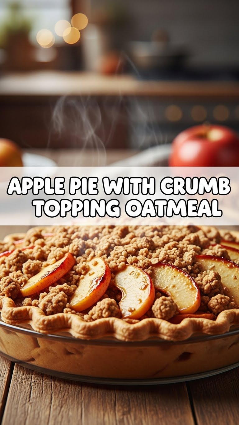 Apple Pie With Crumb Topping Oatmeal