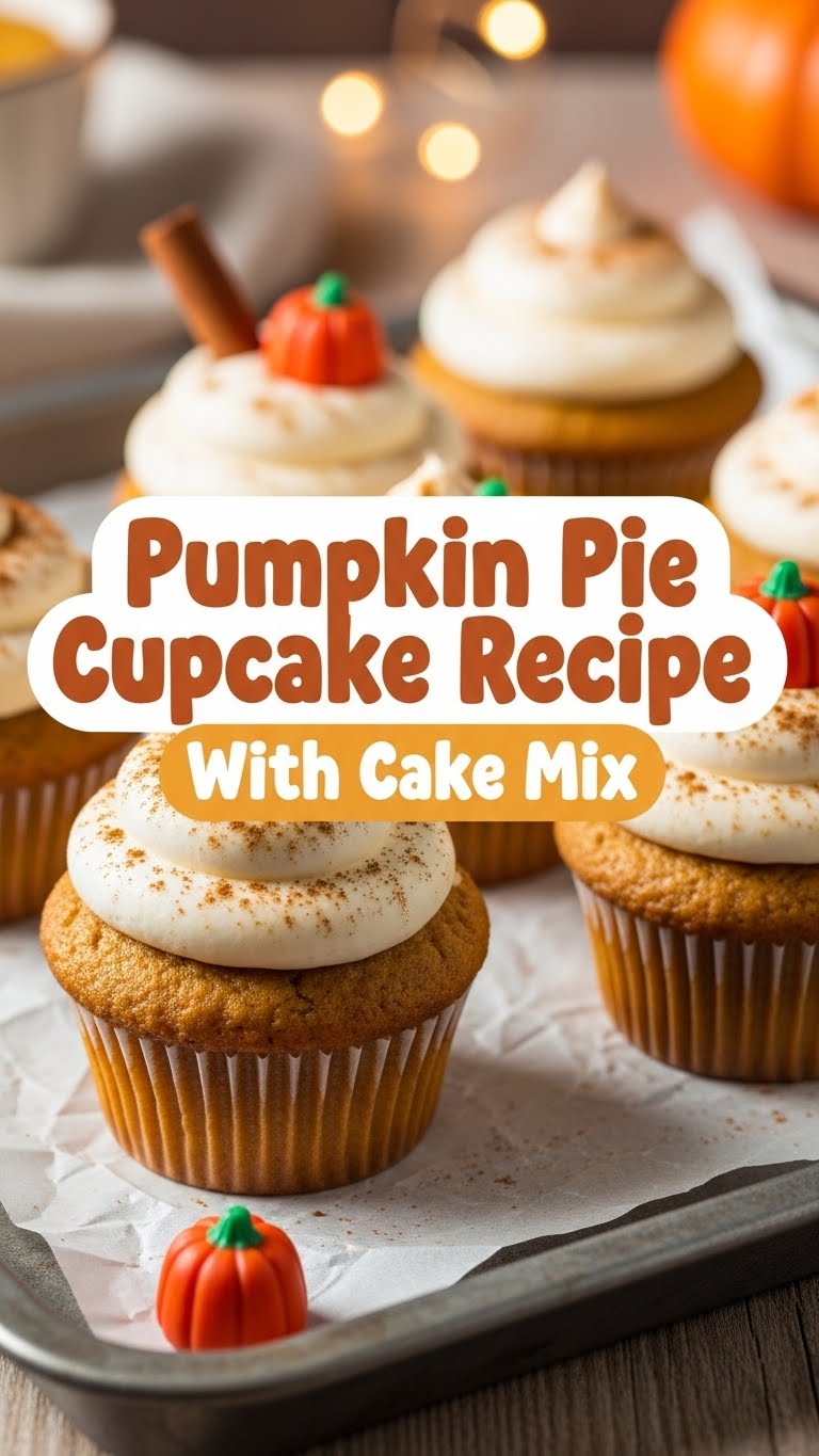 Pumpkin Pie Cupcake Recipe With Cake Mix