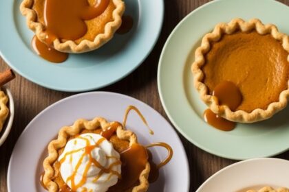 Mini Pumpkin Pie Recipe With Caramel Sauce