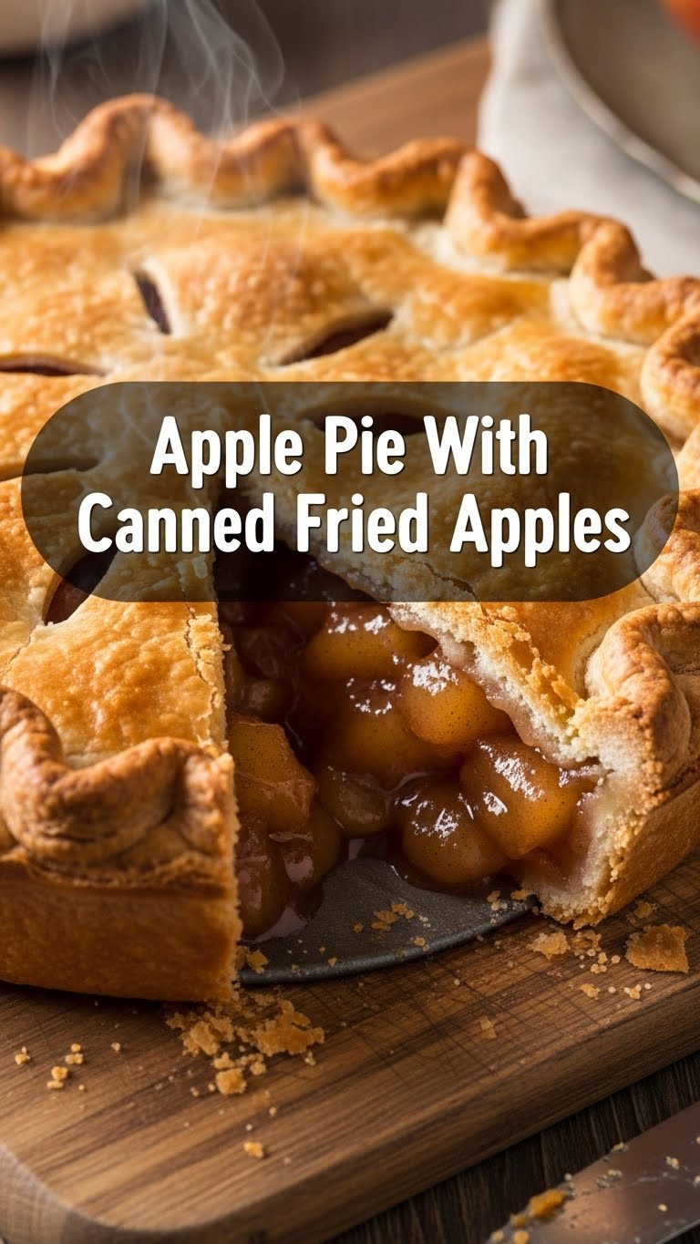 Apple Pie With Canned Fried Apples