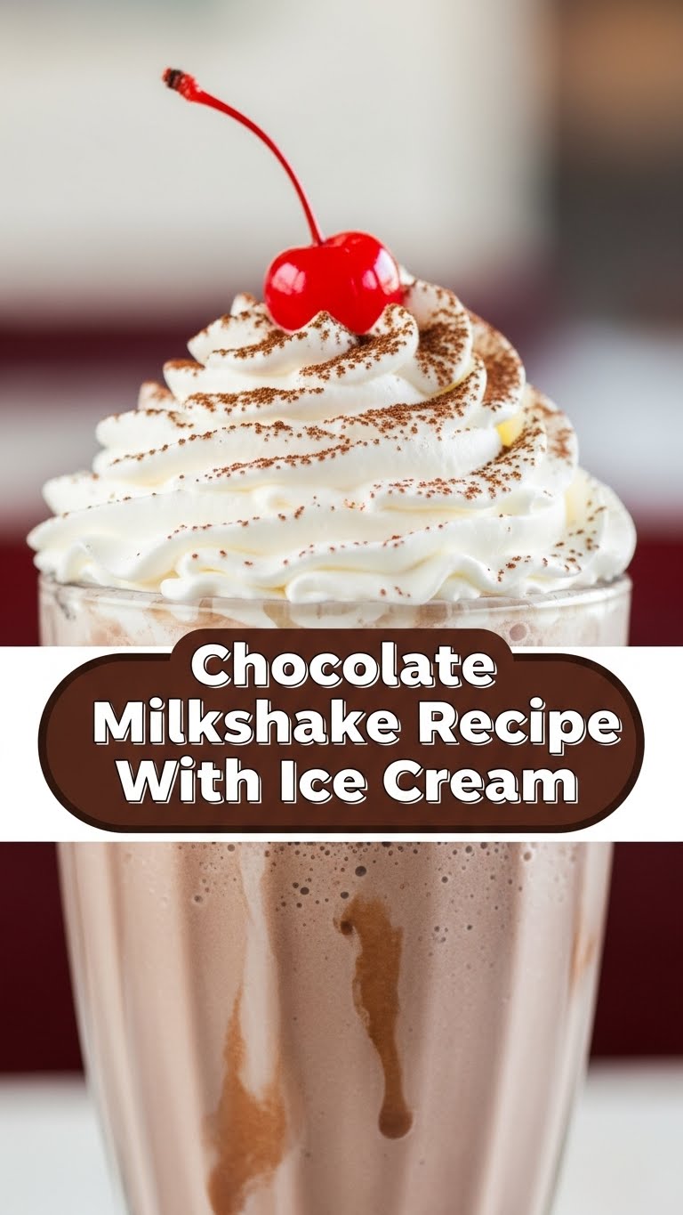 Chocolate Milkshake Recipe With Ice Cream